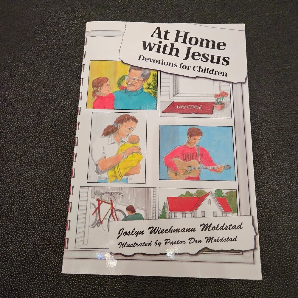 BRAND NEW "AT HOME WITH JESUS DEVOTIONS FOR CHILDREN" PAPERBACK BOOK